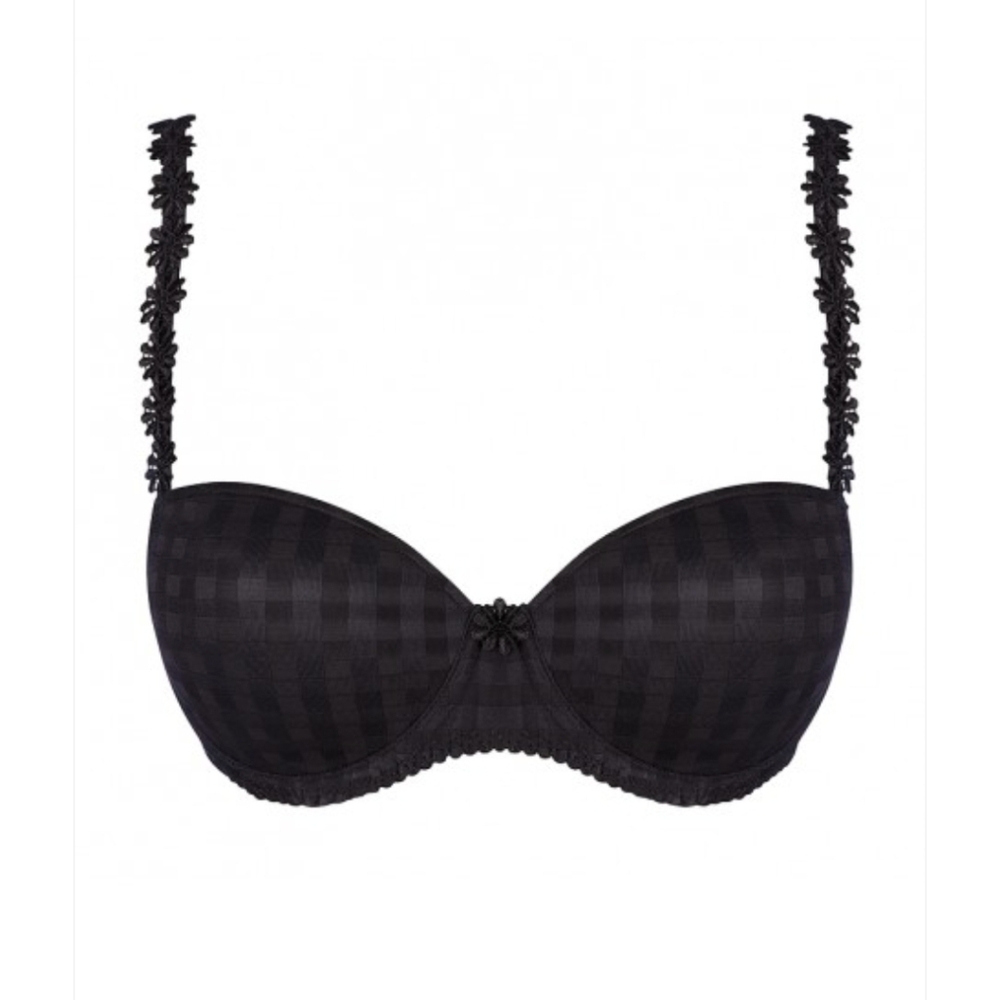 Marie Jo Avero Black Gingham Bra 36 E